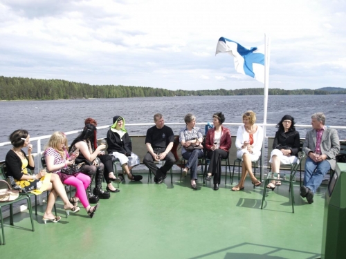 Sukuseuran 25-vuotis juhlaristeily Kallavedellä 19.6.2010